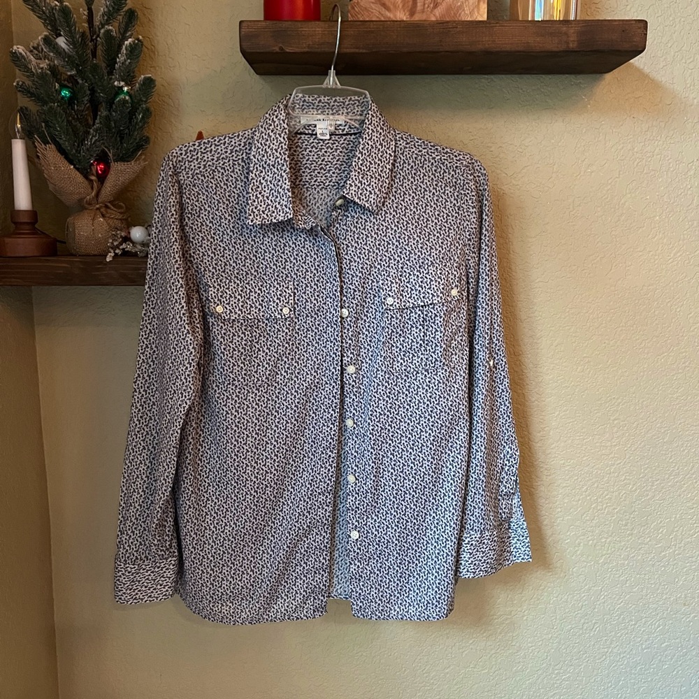 Banana Republic Petite Camp Shirt, Blouse, PL